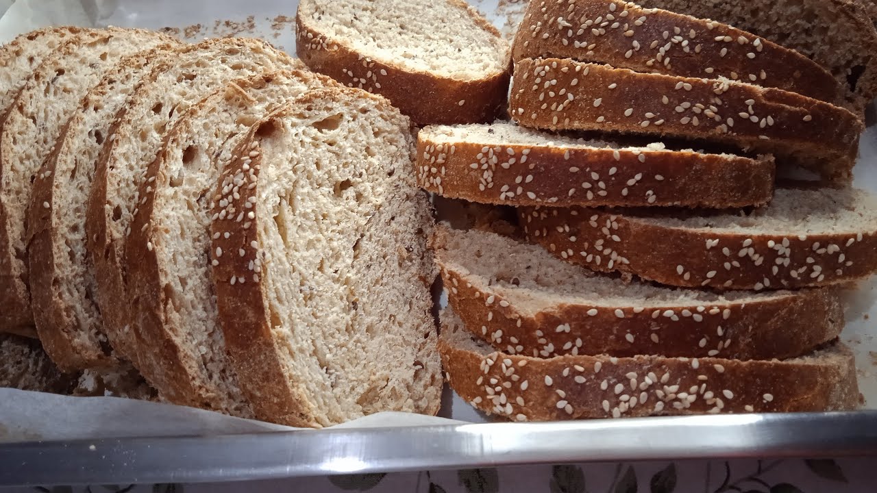PÃO INTEGRAL DE FERMENTAÇÃO NATURAL LEVAIN MAIS FÁCIL DO MUNDO!