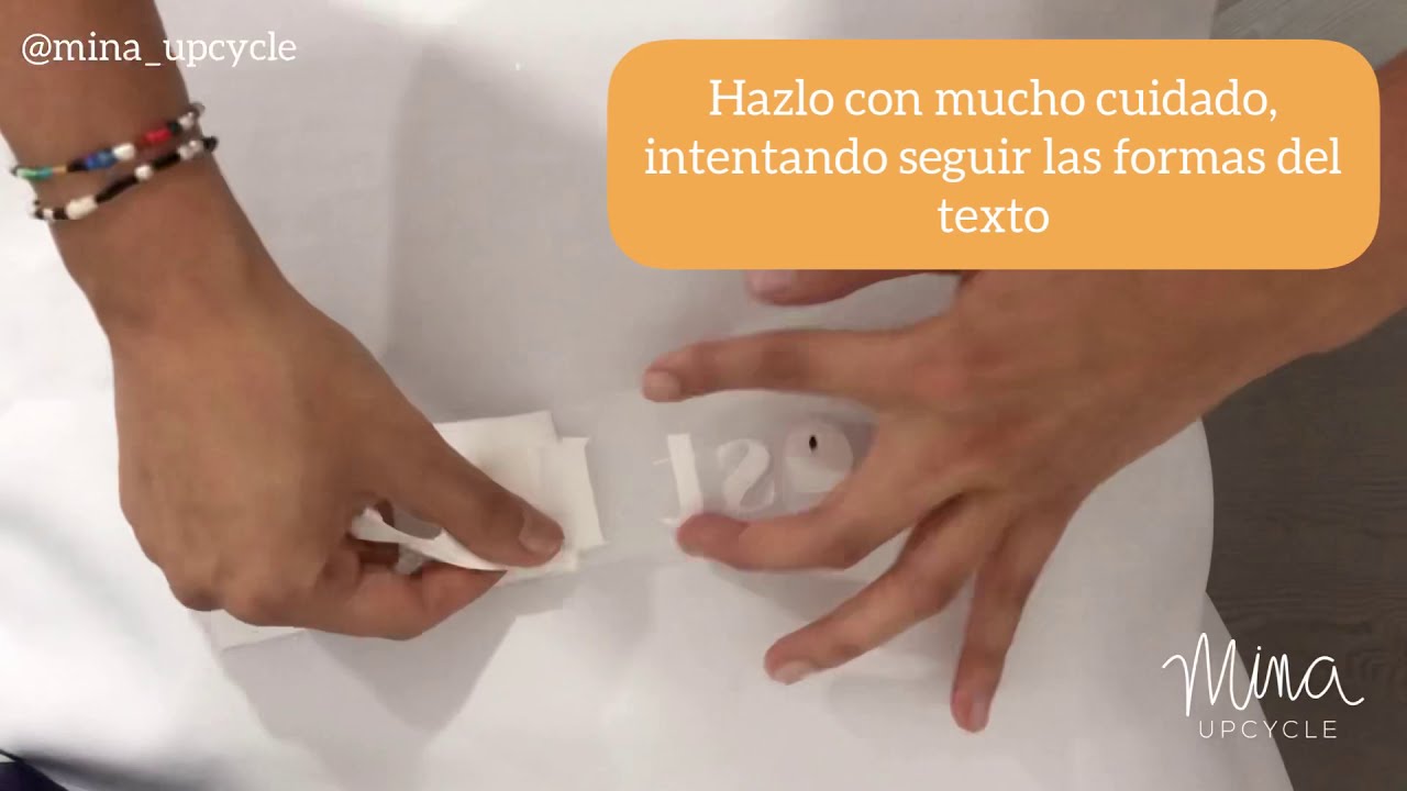 Tutorial DIY Estampado Textil frase sobre hoddie