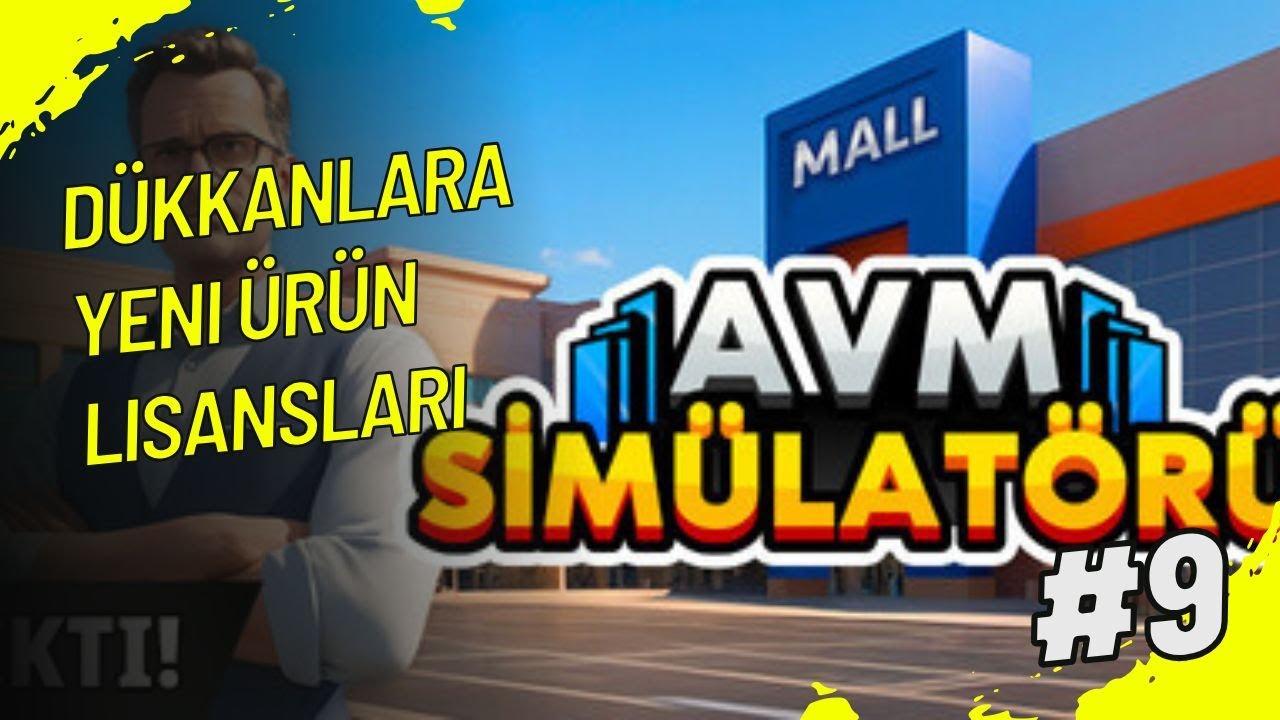 Dükkanlara Yeni Ürün Lisansları Aldım Mall Simulator 9. Bölüm Türkçe