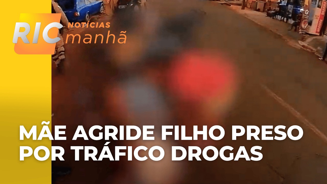 Mãe agride filho preso e atitude impressiona até os policiais que investigavam suspeitos de tráfico