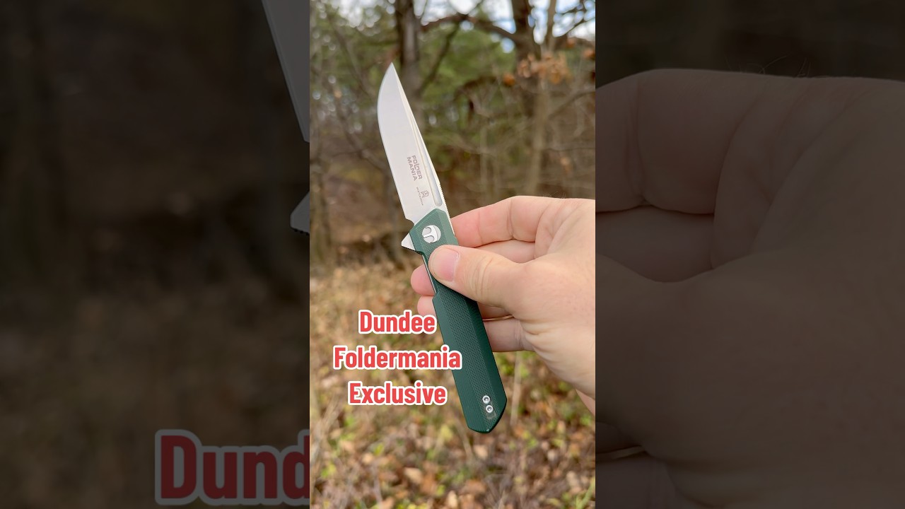 Dundee Foldermania Exclusive Flipper Liner Lock PROMO SET #foldermania