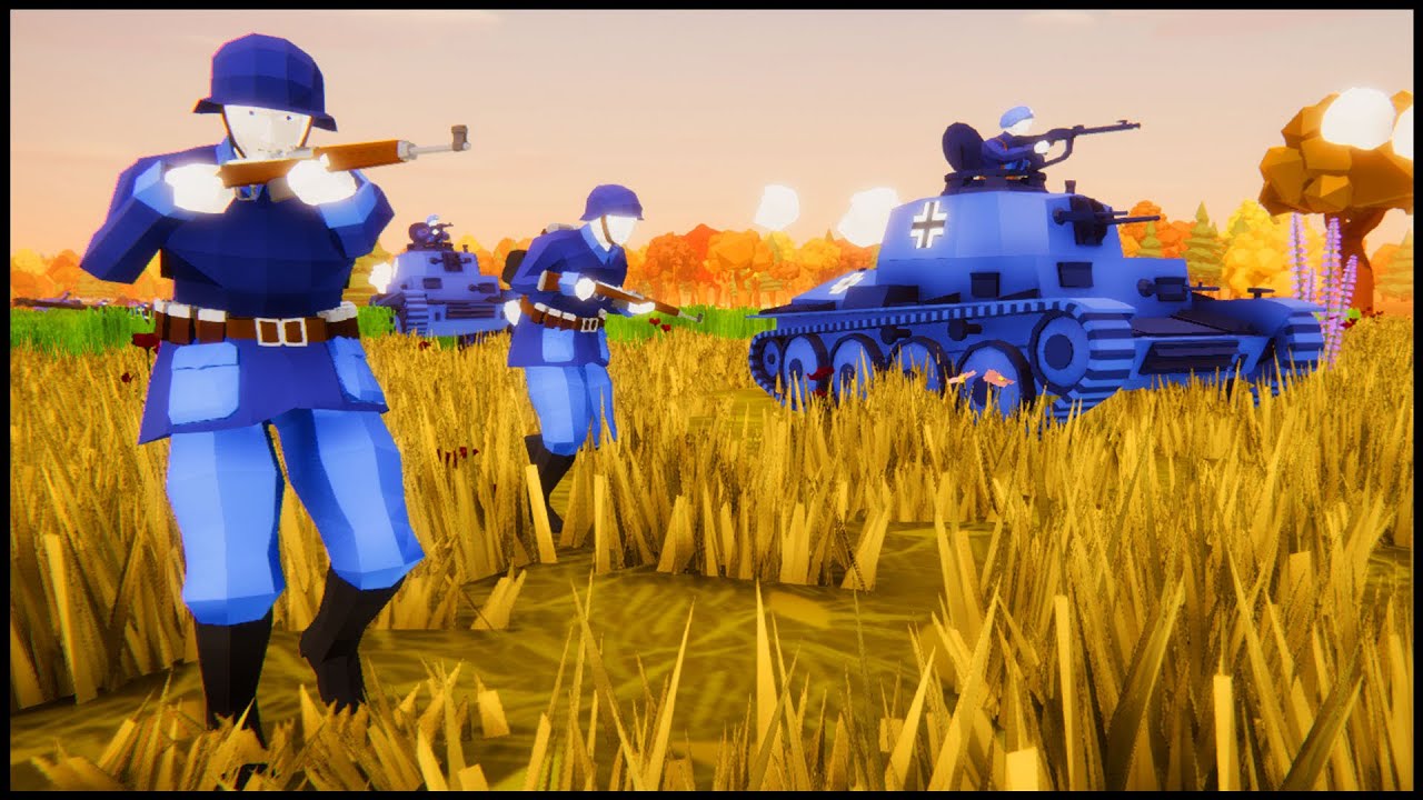 German Army Blitzkrieg Invasion of Poland! - Total Tank Simulator