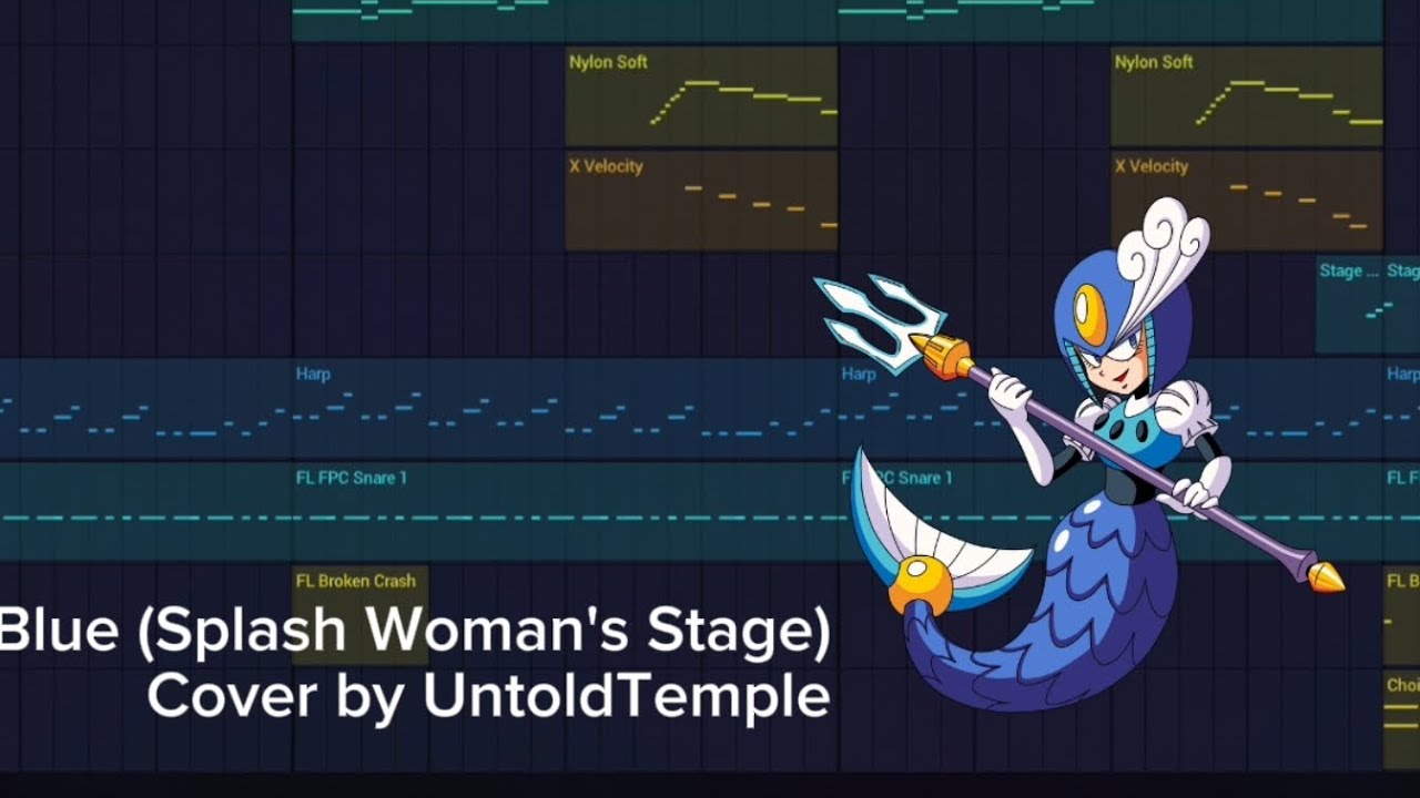Mega Man 9 - Splash Blue(Splash Woman's Stage) - Cover by yours truly