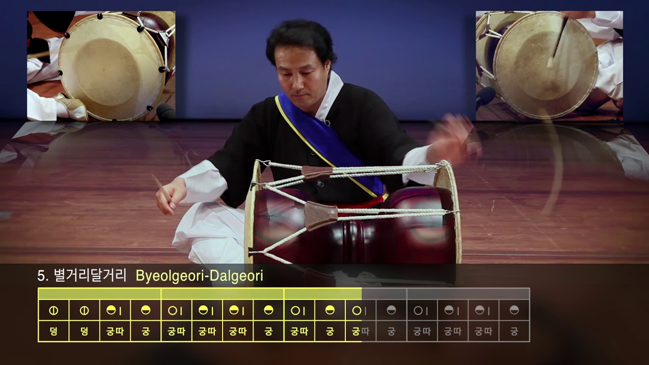 [사물놀이] 장구 깊게보기 - 느린속도 Samulnori Janggu slow speed