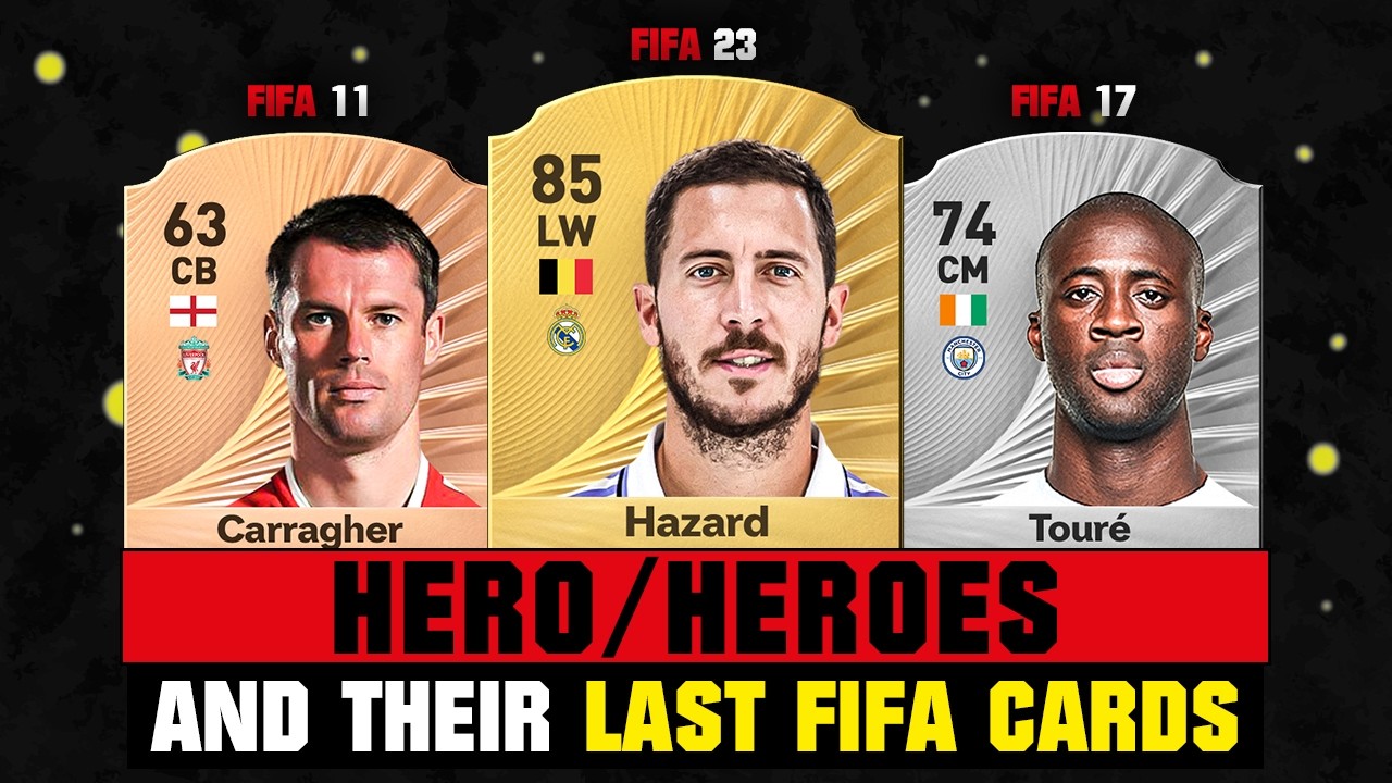 FIFA 26 | HERO and their LAST FIFA CARDS! 😔💔 ft. Hazard, Carragher, Toure…