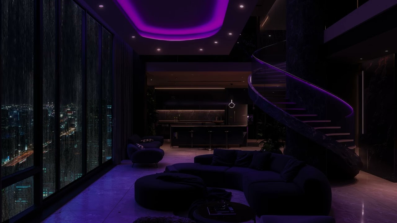 Night Rain on the Window 🌧️🪟 – Gentle Sounds for Relaxation & Sleep 🌙😴