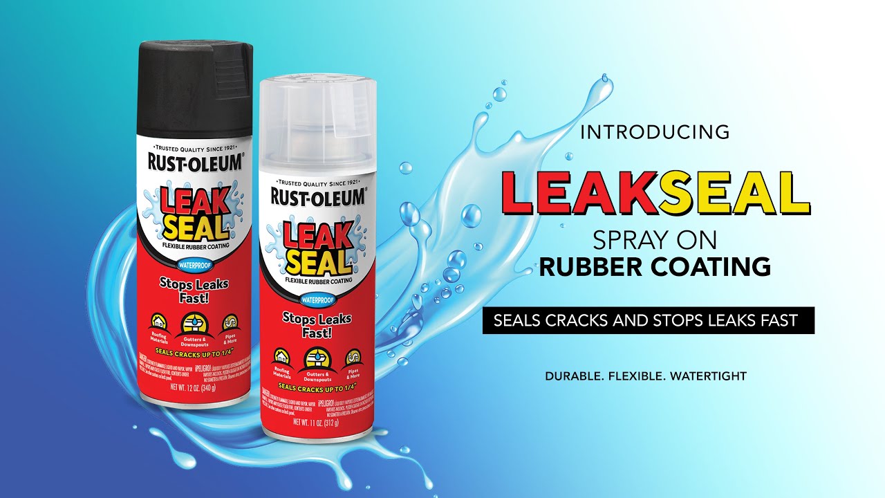 How to plug holes and seal leaks with LeakSeal flexible rubber coating!