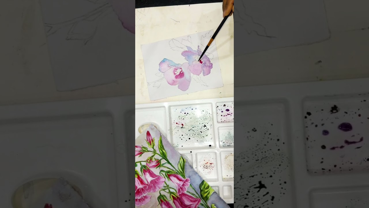 Refreshment | Watercolour flower |Anamika Majumder | 2026
