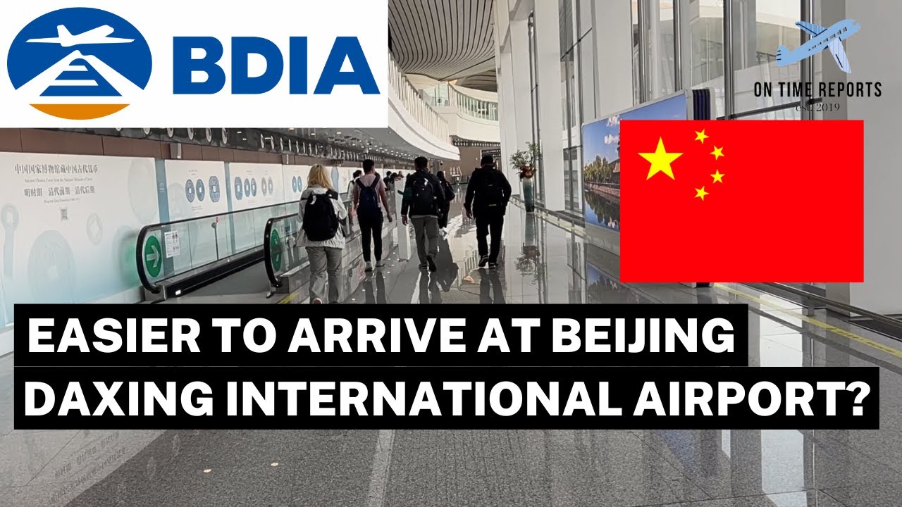 Beijing Daxing (PKX) Airport International Arrivals Procedure and Transfer onto Beijing Subway