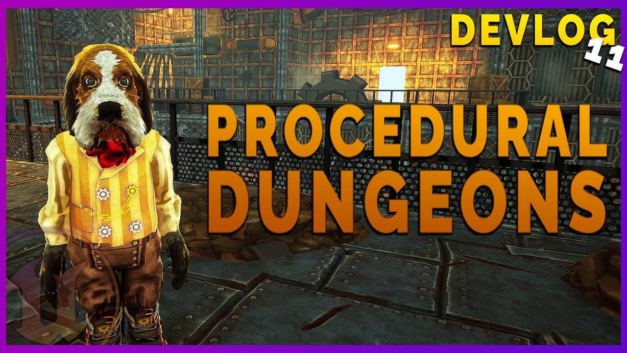 Indie Game Devlog #11 - SparkMutts | Infinite Procedural Dungeons In UE4