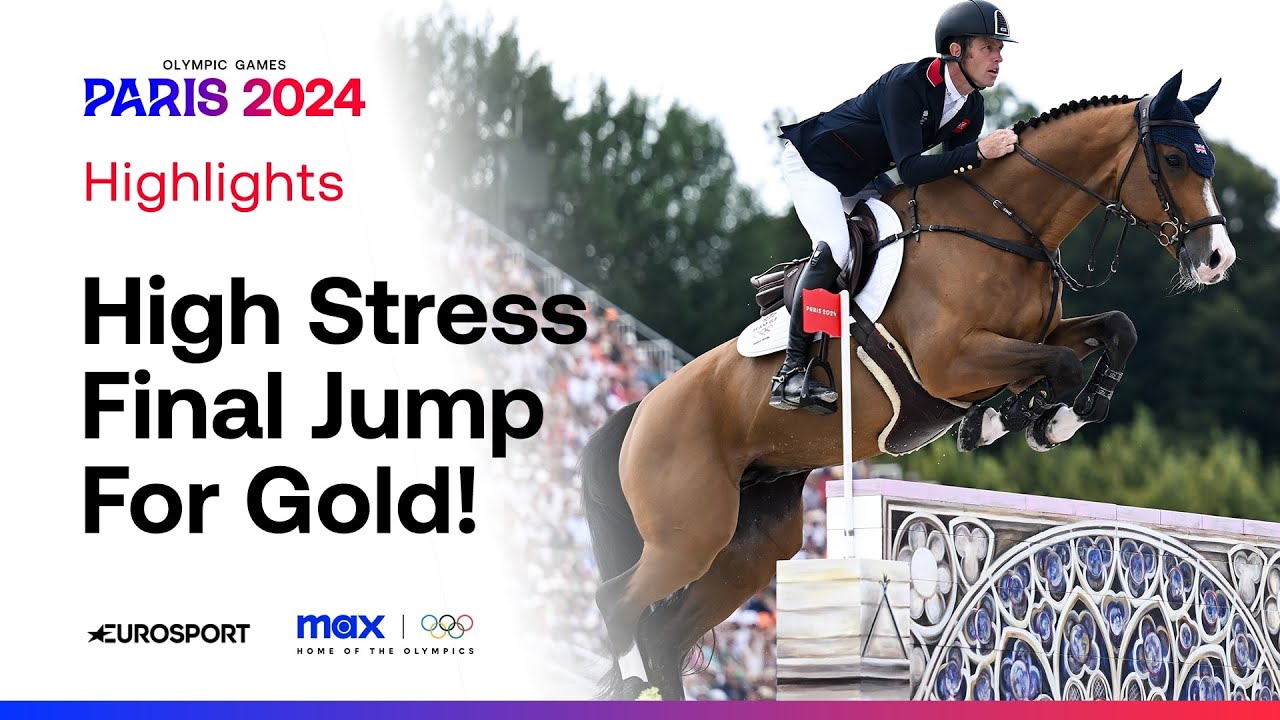 GB win team jumping gold for first time since 2012 🥇 | #Paris2024 #Olympics