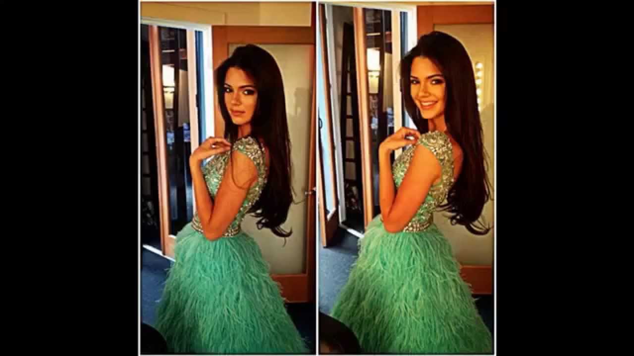Kendall and Kylie Jenner Modeling for Sherri Hill