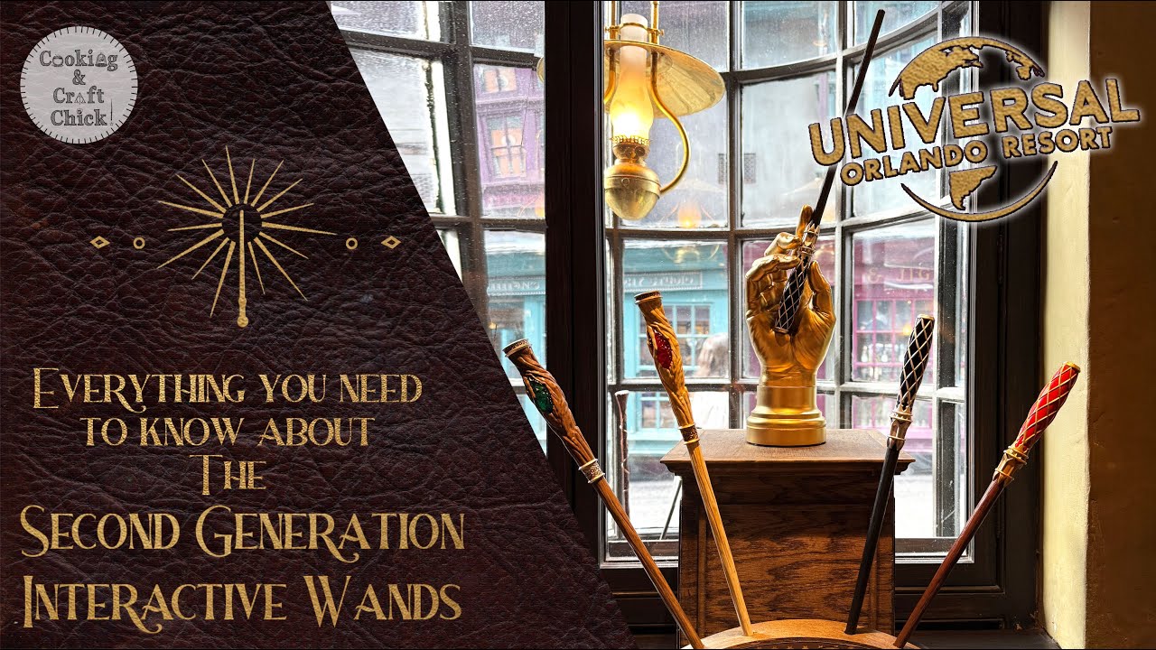 Everything you need to know about the NEW Second Generation Interactive Wands at Universal Studios!