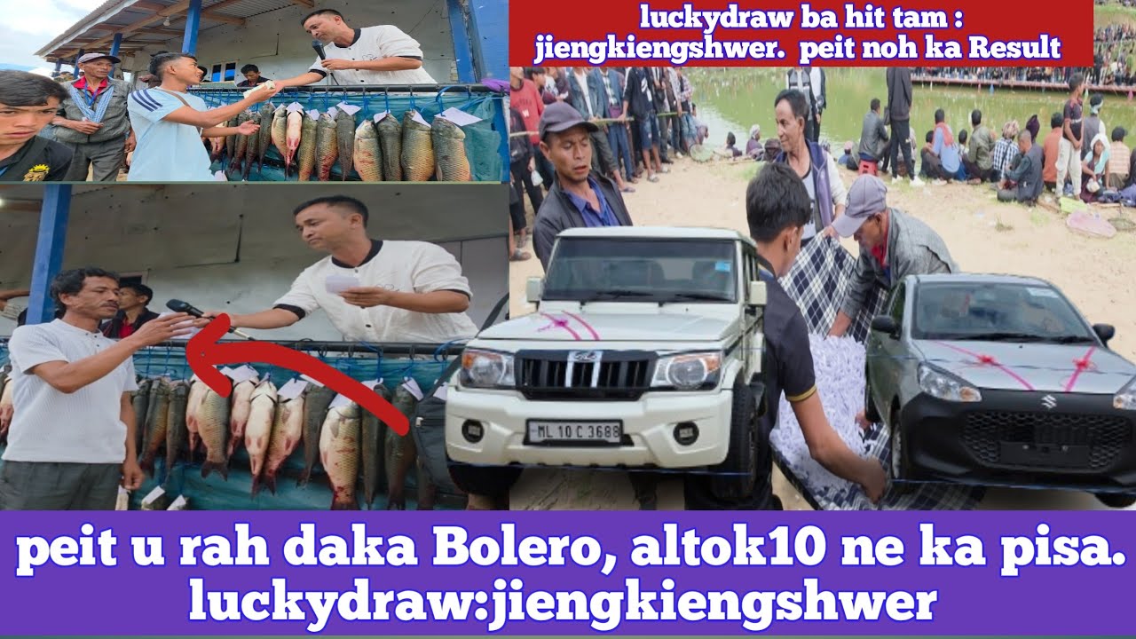 Khlem treh pisa ne bolero u nongjop iaka Luckydraw mynta ha jiengkiengshwer.