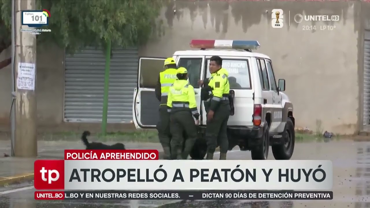 Policía es acusado de atropellar y causar la muerte de una persona, además de darse a la fuga