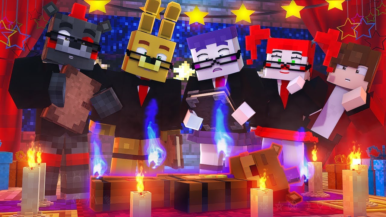 Minecraft FNAF 6 Pizzeria Simulator - ROCKSTAR FREDDY RITUAL!  (Minecraft Roleplay)
