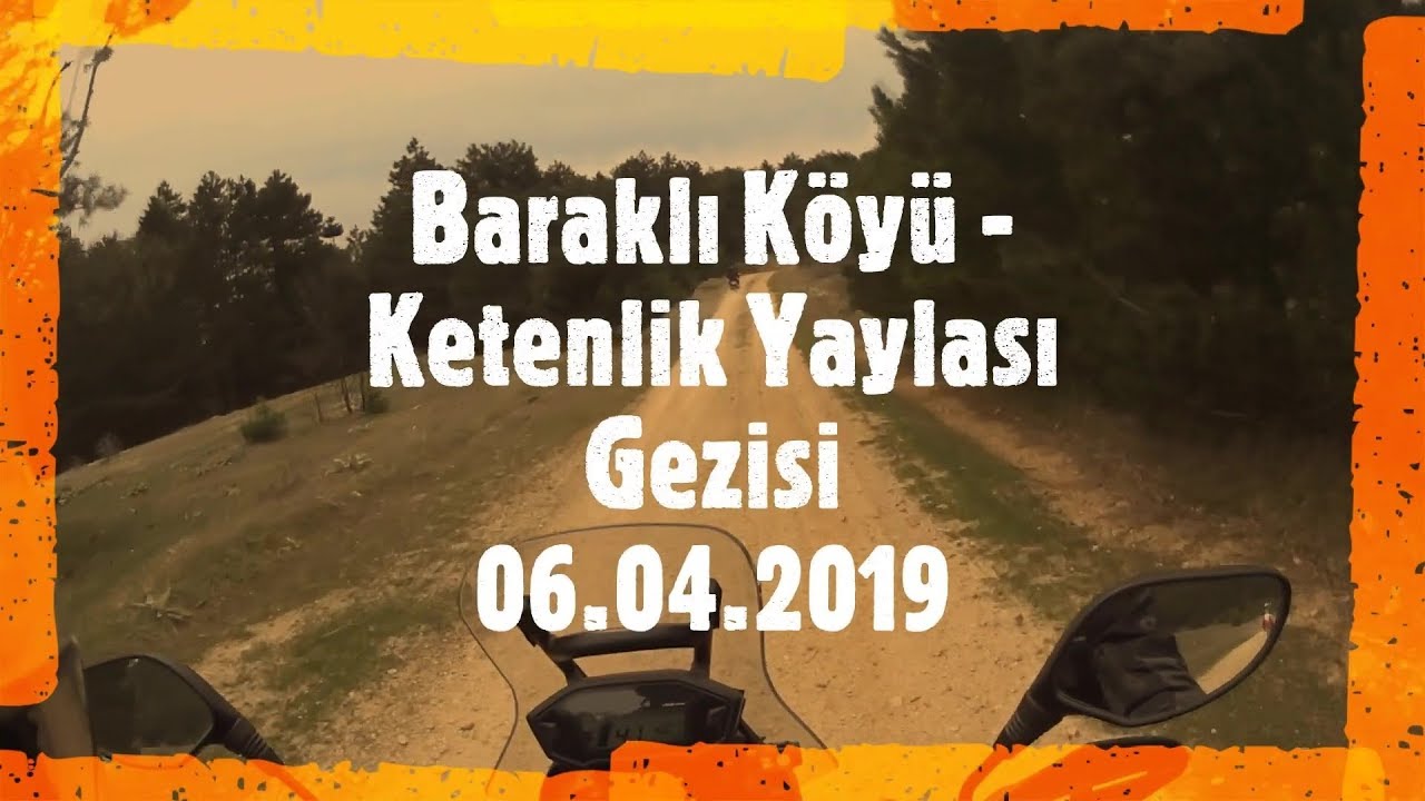 Honda Crf Bursa Baraklı - Ketenlik Yaylası - Bağlı Gezisi (CRF 250 L, CRF 250 Rally, Mondial)