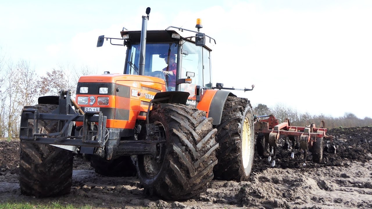 Same Titan 190 Going Strong in The Mud & Straw Field Both Cultivating & Baling | DK Agri