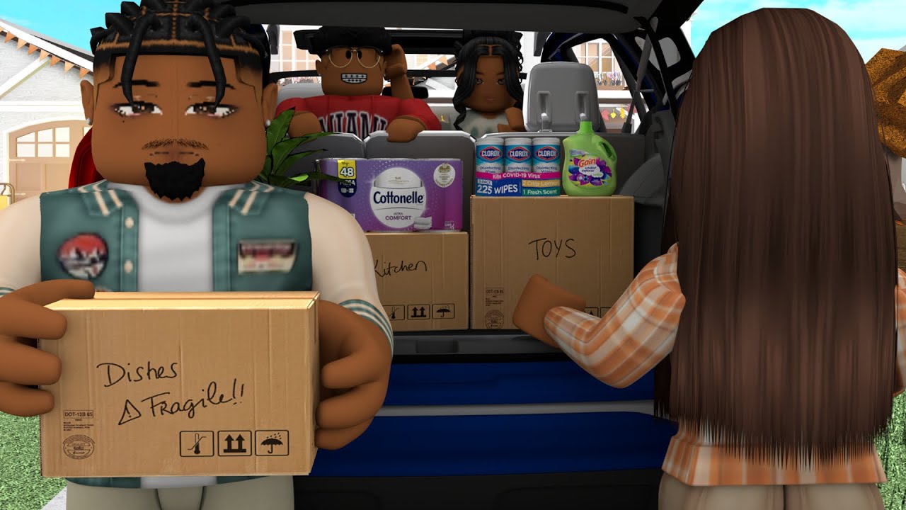 MOVING TO OUR NEW HOUSE IN BLOXBURG! *FALL HOUSE* Roblox Bloxburg Roleplay