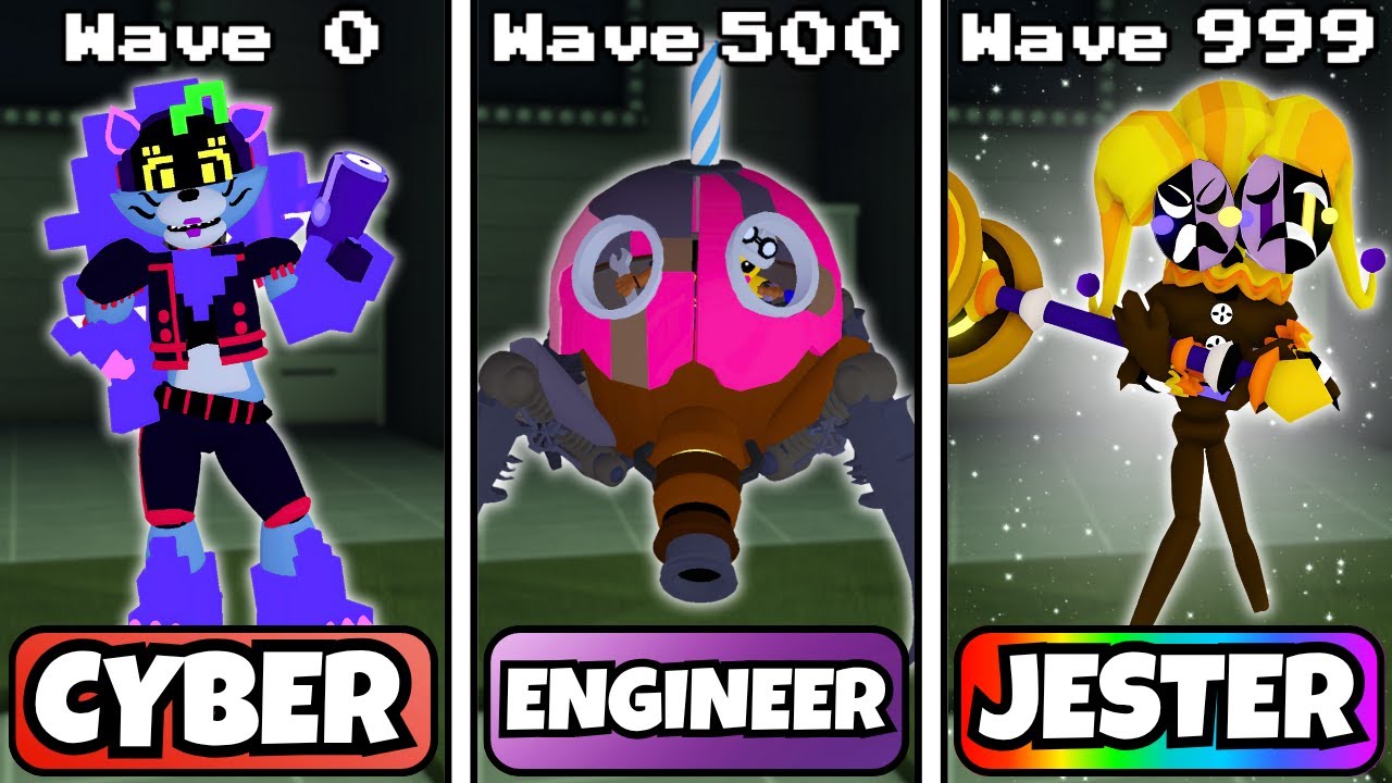 EVERY NEW UNIT VS ENDLESS MODE... (Five Nights TD)