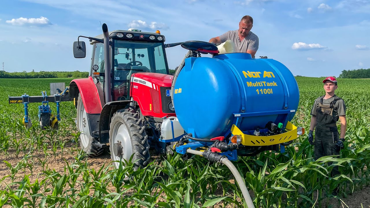 Massey Ferguson 5470 + NorAn N-MAX 6 fronttart&aacute;llyal | Nitrosol injekt&aacute;l&aacute;s 2021 | Gazdariport