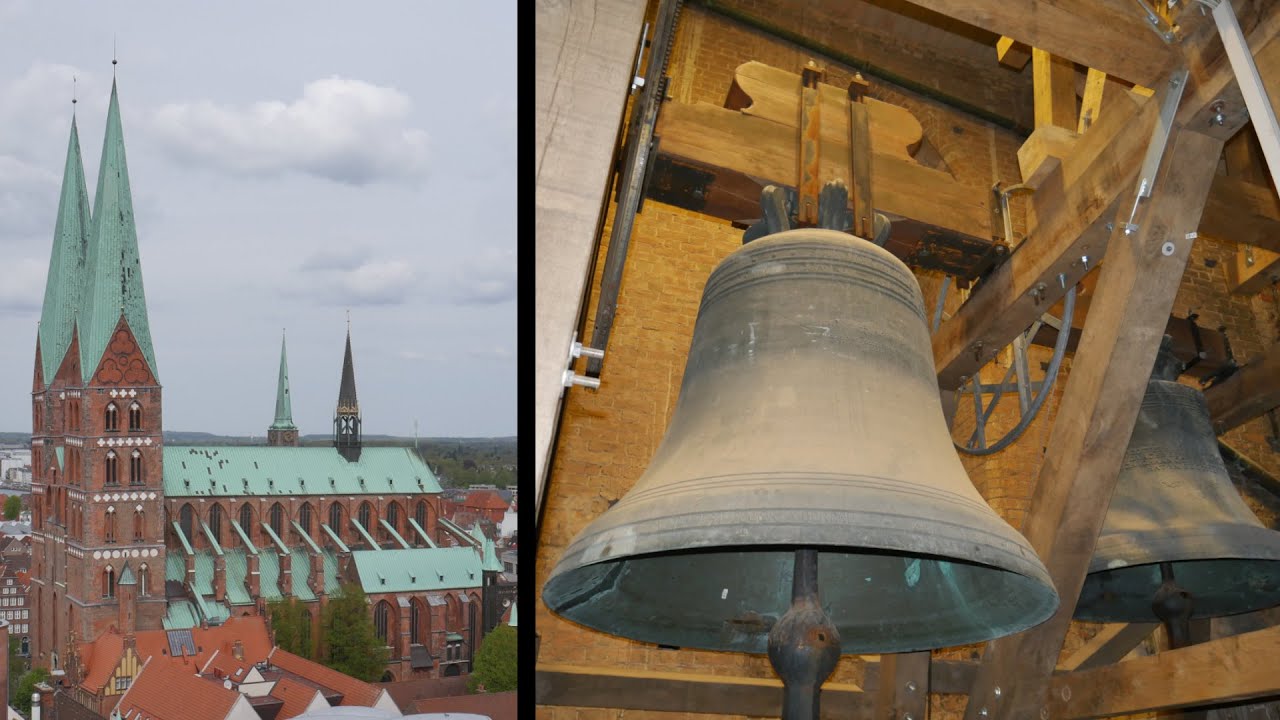 Glocken der st. Marienkirche in Lübeck  /  Lubeka - Dzwony kościoła Mariackiego