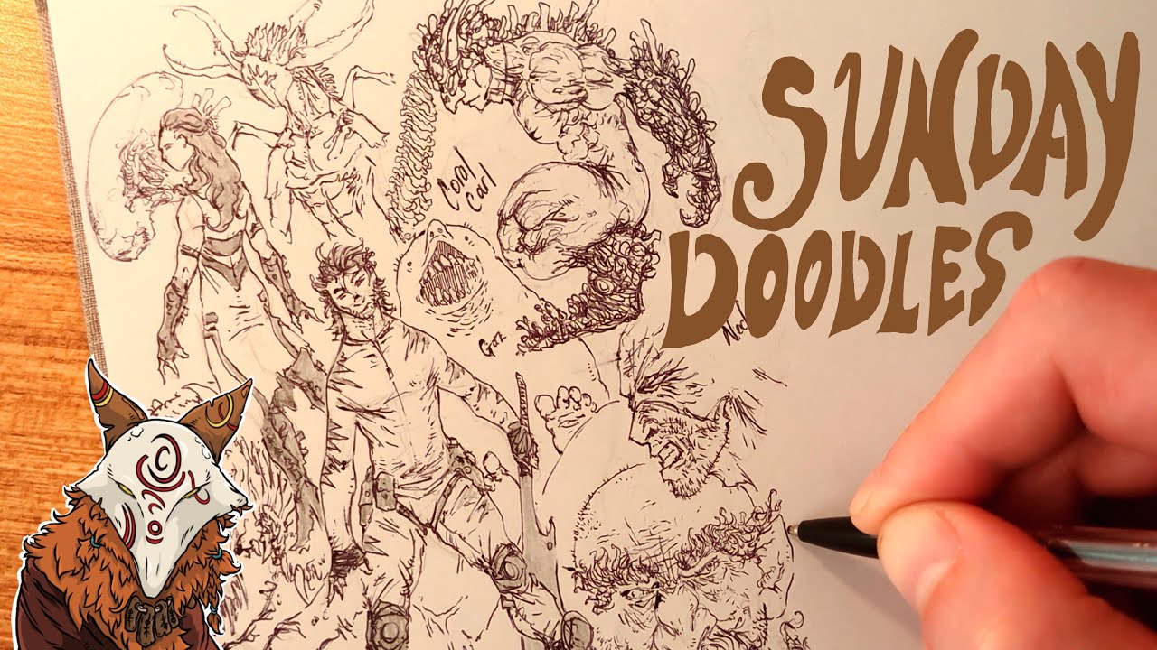 Зарисовки супергероев в воскресенье | Расслабьтесь и рисуйте | Дизайн персонажей | Концепт-арт