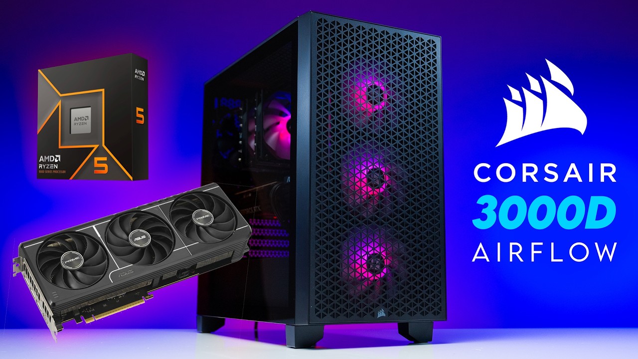 $1600 RTX 5070Ti Gaming PC Build in the Corsair 3000D