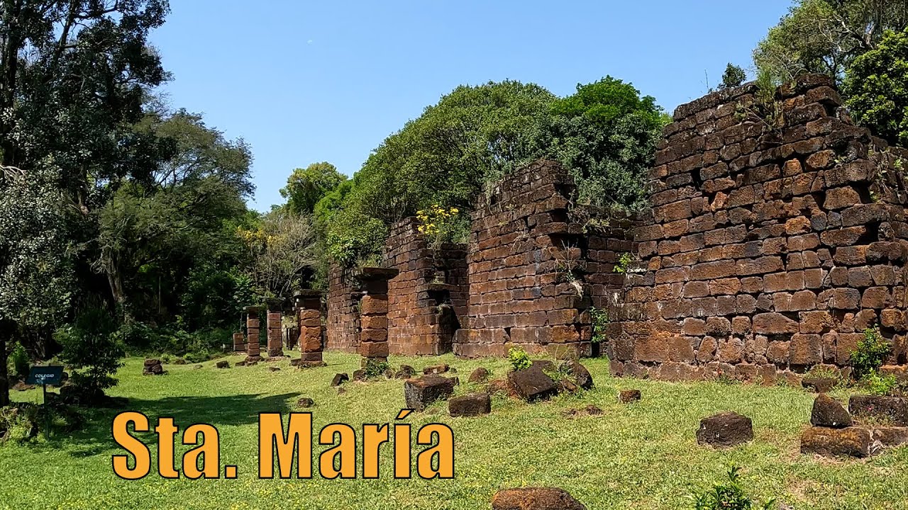 Recorro la ruta 2, paso por Itacaruaré y visito las ruinas jesuíticas Sta. María la Mayor ❤