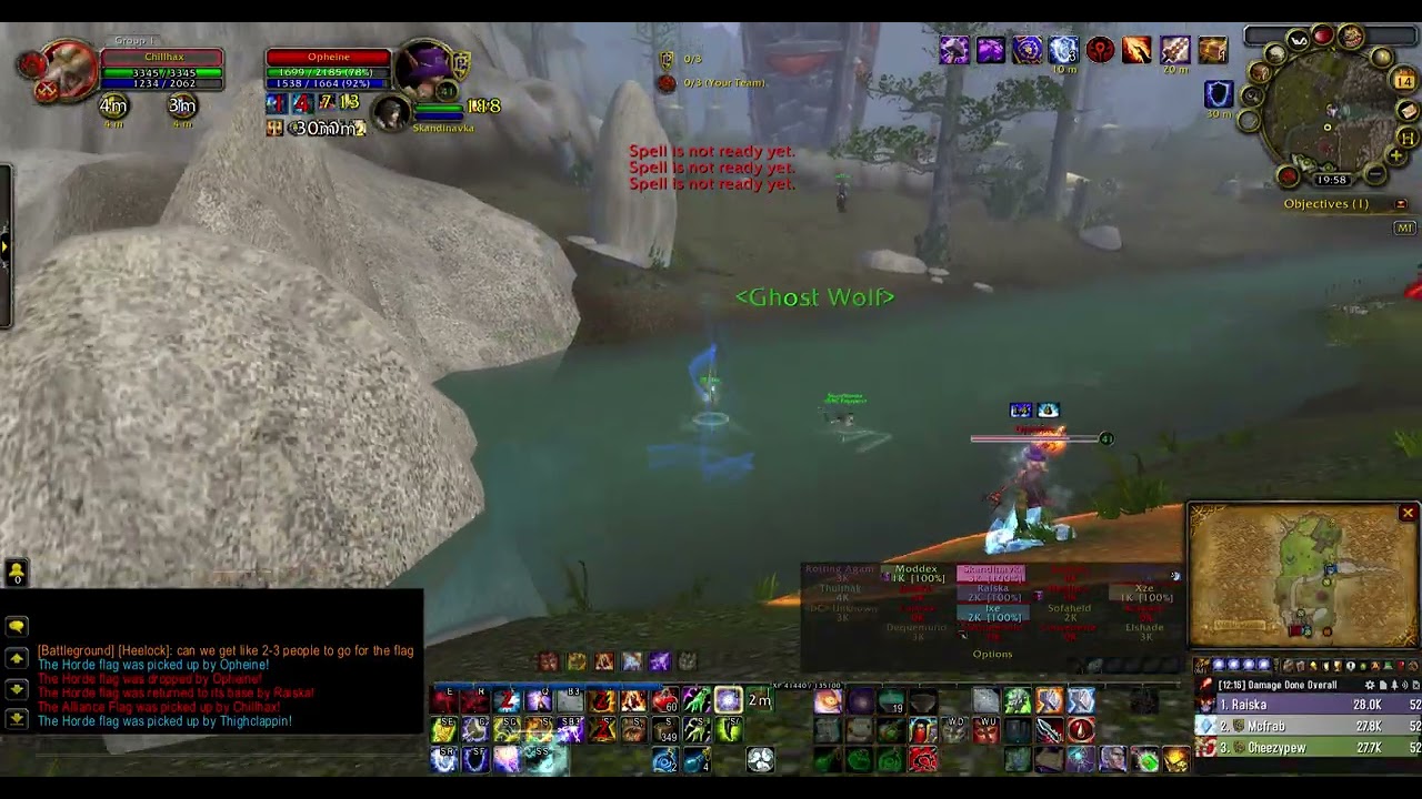 Twin Peaks game sick PVP 2v7 - Enhancement Shaman 40-49 PVP Bracket on Ascension Bronzebeard