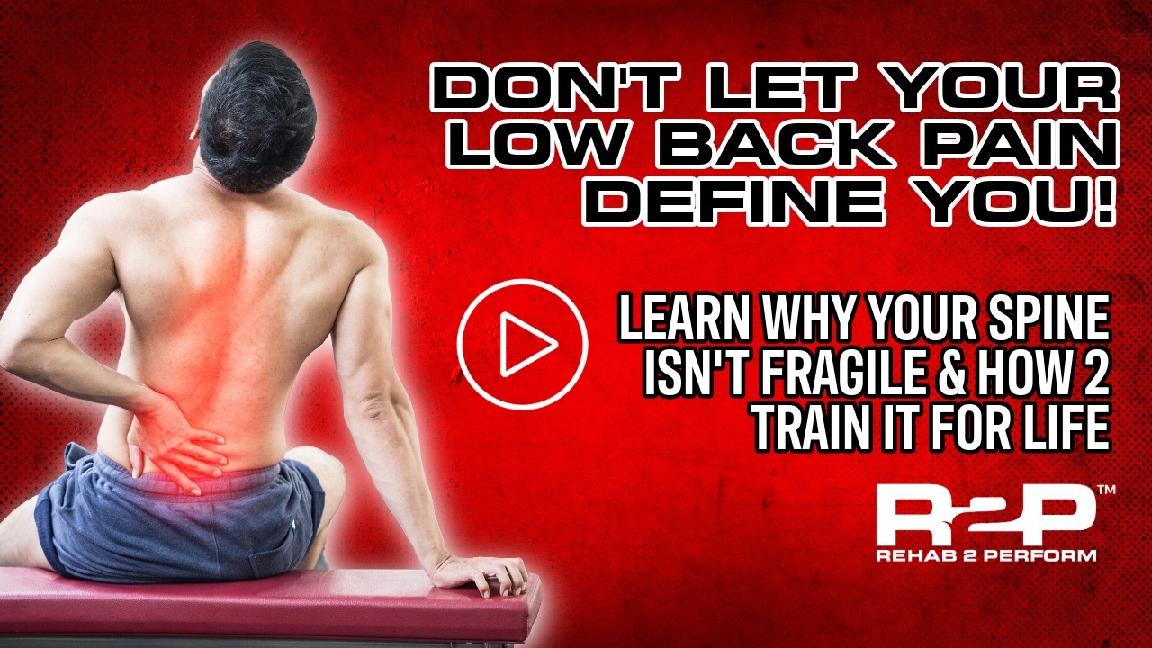 Не позволяйте болям в пояснице определять вашу жизнь | Подготовка позвоночника к реальной жизни