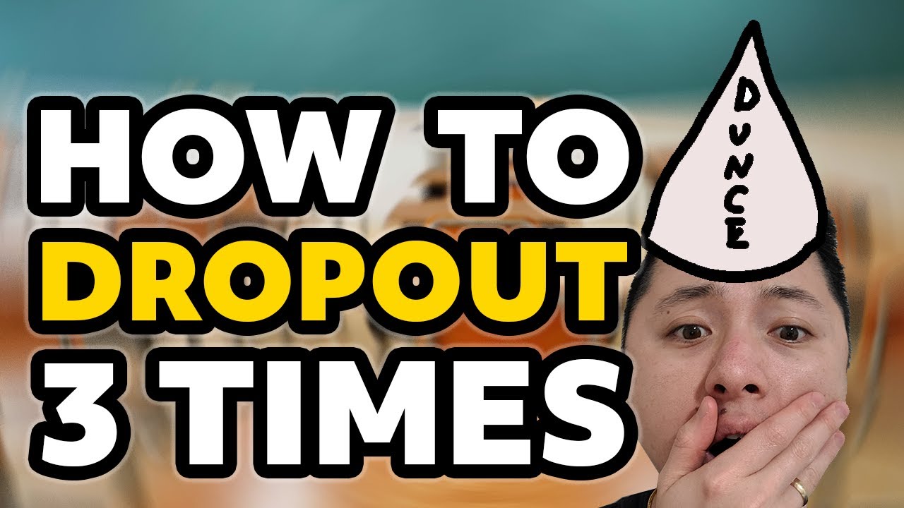 3x College Dropout Experience - How to drop out of college