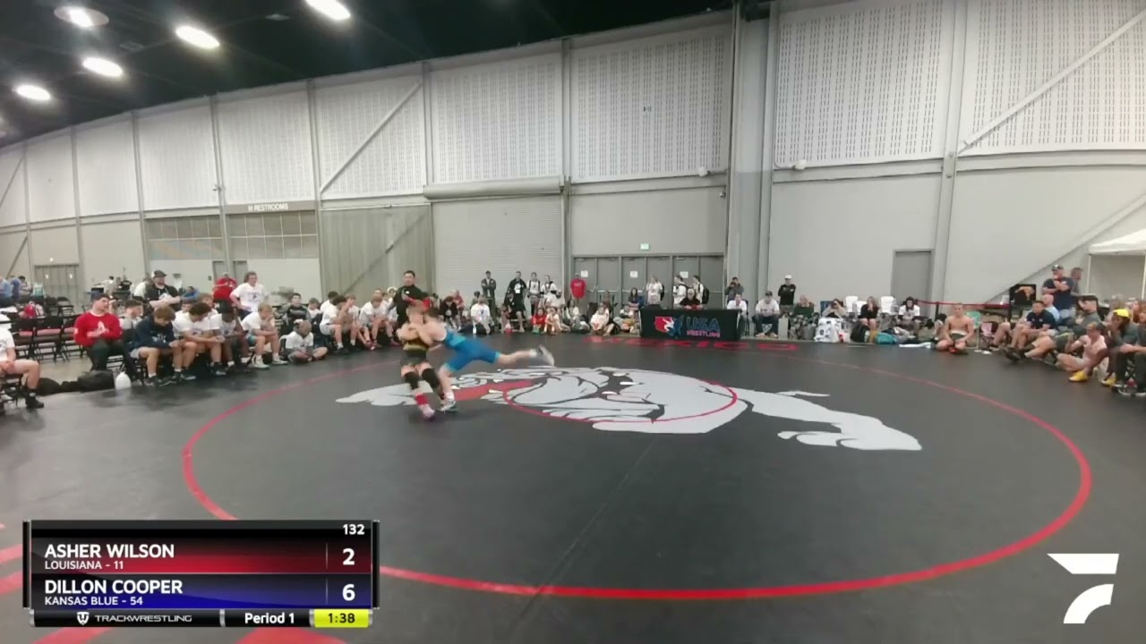 132 Lbs 2nd Wrestleback (16 Team) - Asher Wilson, Louisiana Vs Dillon Cooper, Kansas Blue 8a9a