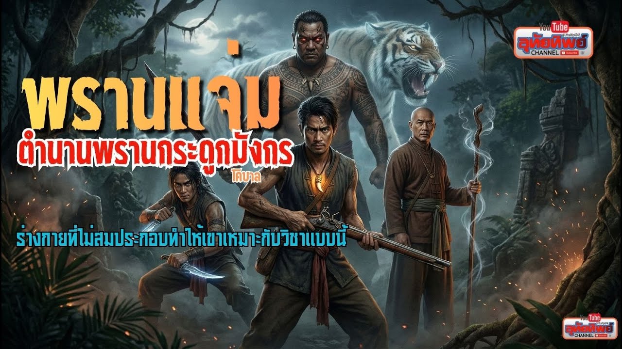 พรานแจ่มตำนานพรานกระดูกมังกร ไอ้พรานไม่สมประกอบมันจะรอดเหรอ! (สนุกยาวๆชั่วโมงกว่า)