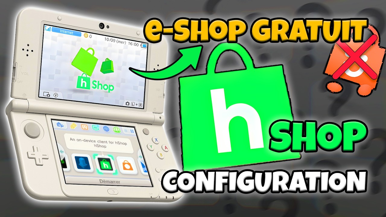 Comment configurer et utiliser hShop (eShop Alternatif) sur sa 3DS/2DS