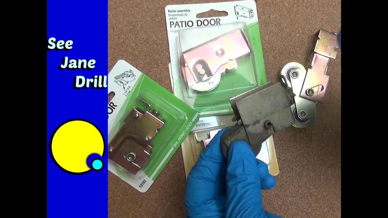How to Remove, Recondition and Replace Sliding Patio Door Wheels