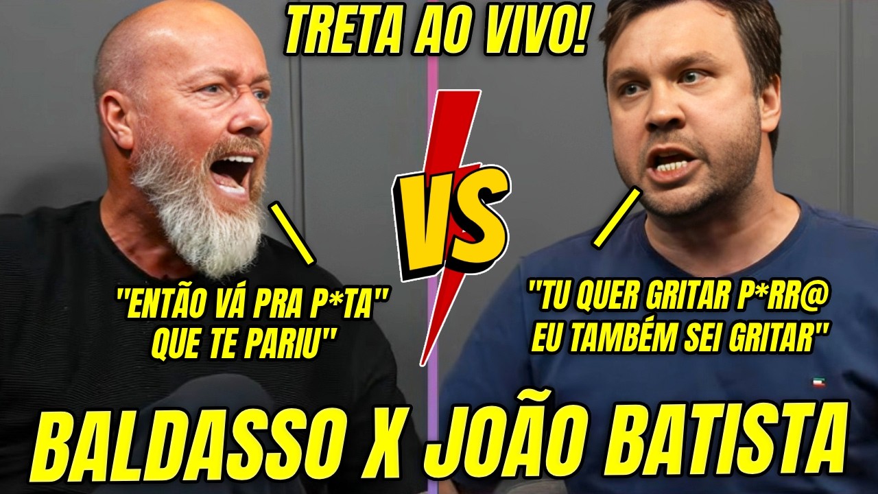🚨 CLIMA SAI DO CONTROLE! BALDASSO E JO&Atilde;O BATISTA QUASE PARTEM PRA BRIGA AO VIVO!