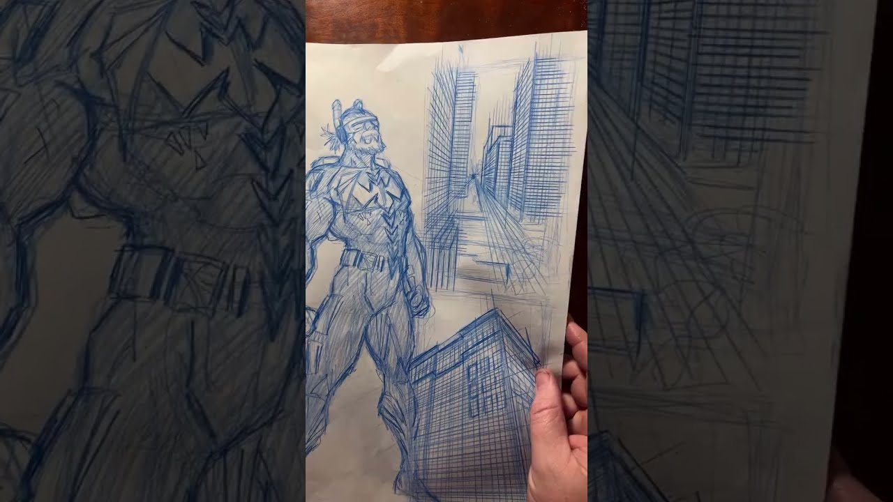 Late friday drawing.  Buildings in perspective are NOT fun