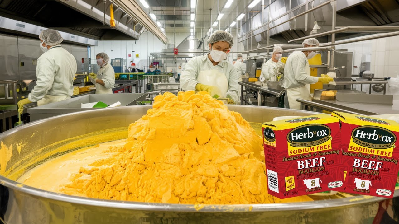 How Beef Bouillon Powder Is Made in Factory