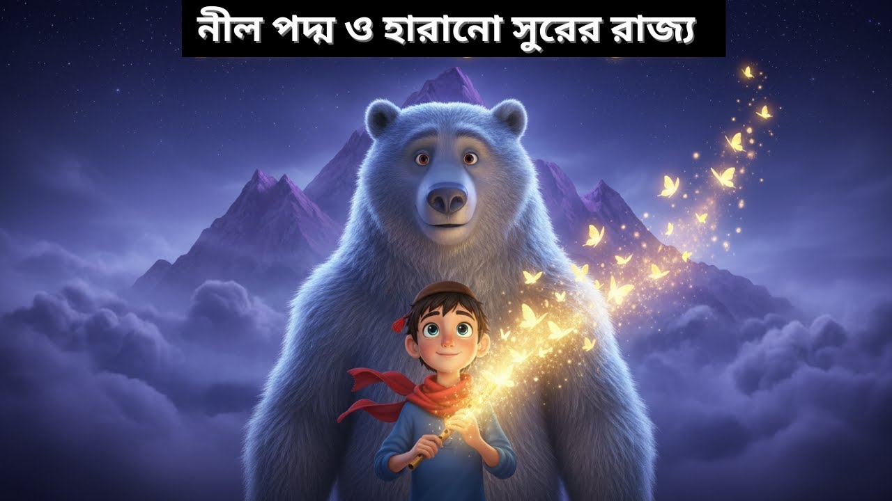 নীল পদ্ম ও হারানো সুরের রাজ্য | Bengal FairyTales| Kids Animated Stories|বাংলা রূপকথার গল্প