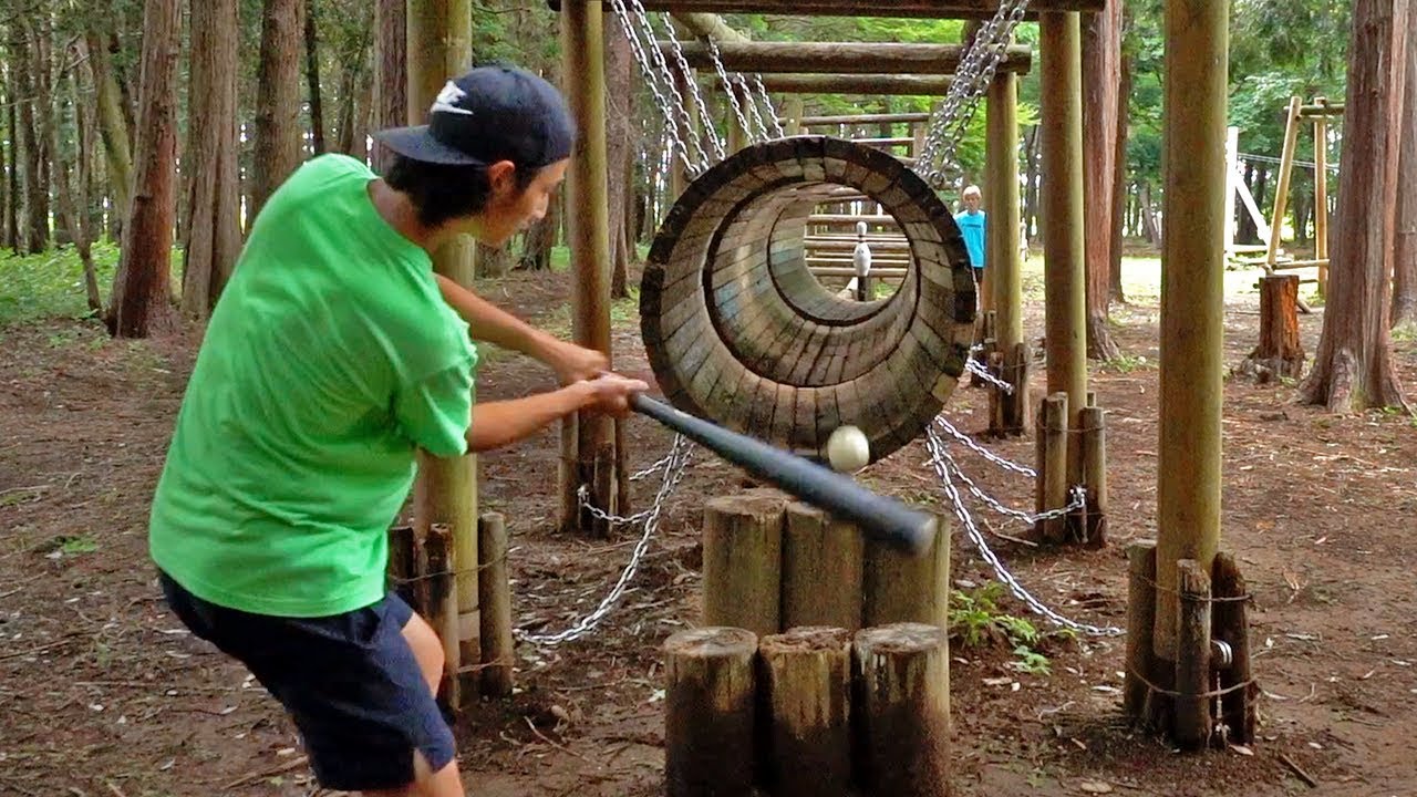 野球神業 | KAMIWAZA (Baseball Trick Shots)