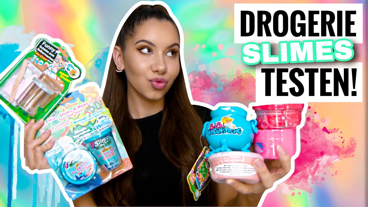 DROGERIE SLIMES Testen! + Slimesmoothie 😛 | Valeria Greb