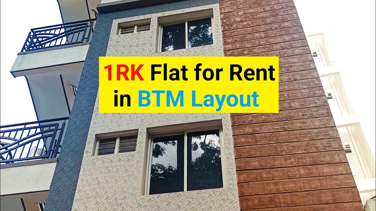 1RK Flat for Rent in BTM Layout Bangalore