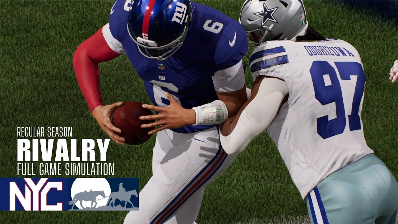 Giants vs. Cowboys | 2026 Rivalry Game | Madden NFL 26 Simulation