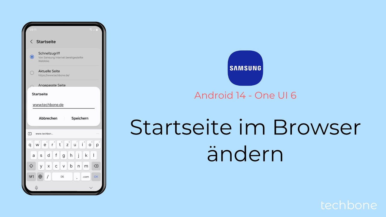 Startseite im Browser &auml;ndern [Samsung Internet]