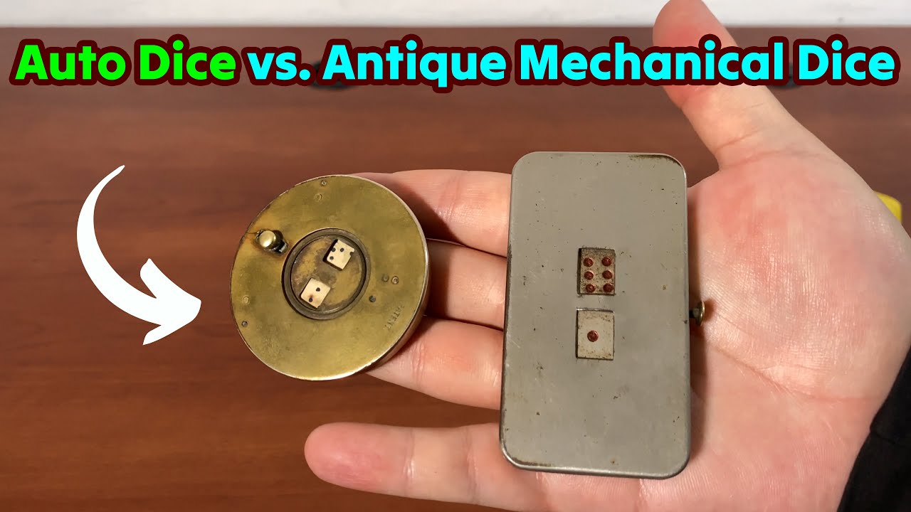 Demley Auto Dice vs  Antique Brass Mechanical Dice 🎲 Gadgetify