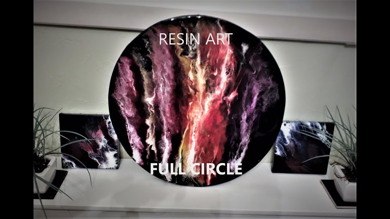 Resin Art. Full Circle @ Paul StartArt