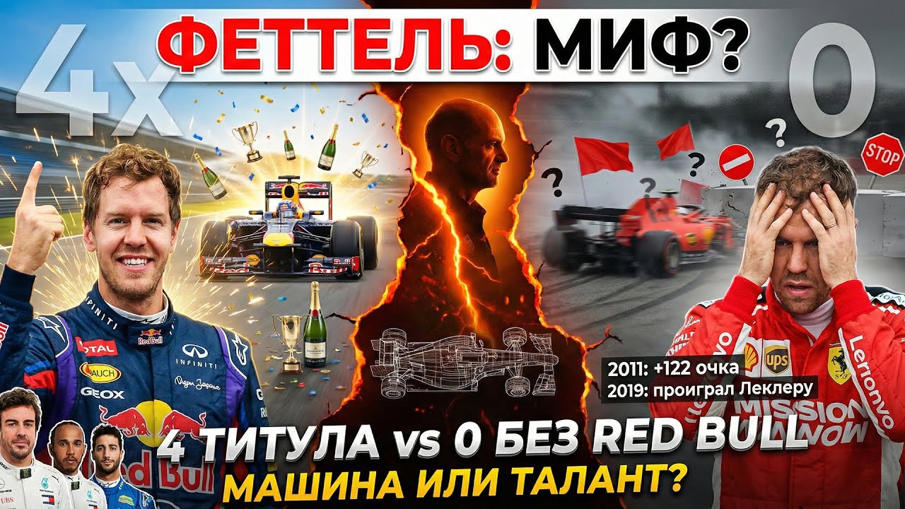 Why Vettel is the most overrated champion in F1 history