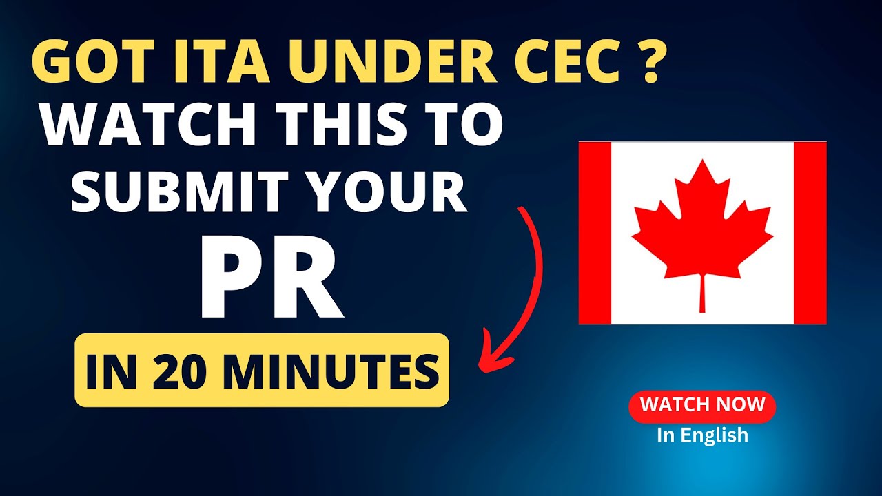Got an ITA under CEC ? Submit Your PR with me (step by step entire process till the payment page)