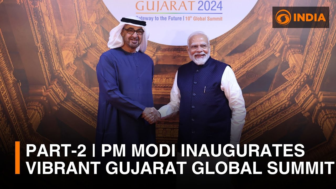 Part-2 | PM Modi inaugurates Vibrant Gujarat Global Summit 2024